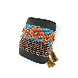 ✅NEW! Flower Power Bracelet Handmade Stacking